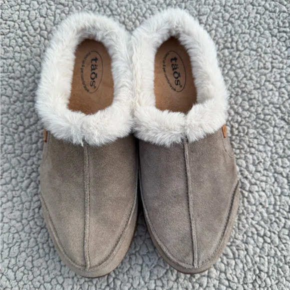 Taos Water Resistant Suede Warm-Lined Clogs - Future - Picture 1 of 5